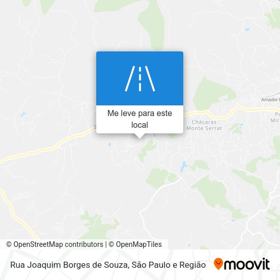 Rua Joaquim Borges de Souza mapa