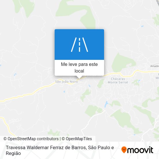 Travessa Waldemar Ferraz de Barros mapa