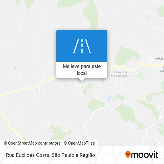 Rua Euclides Costa mapa