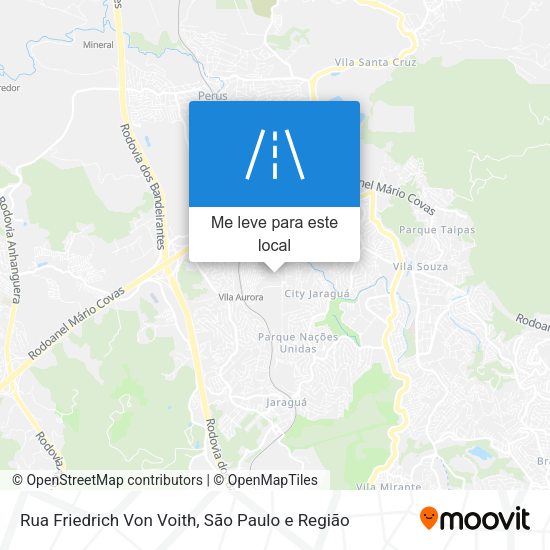 Rua Friedrich Von Voith mapa