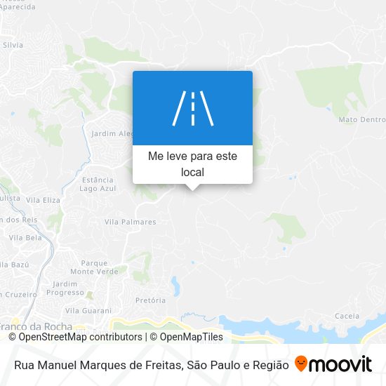 Rua Manuel Marques de Freitas mapa