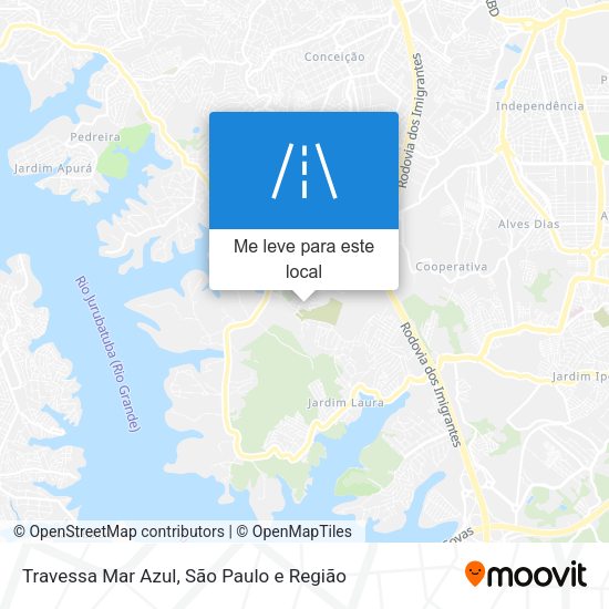 Travessa Mar Azul mapa
