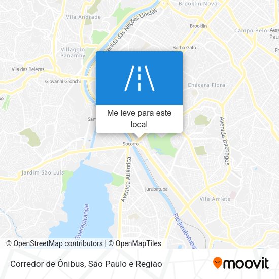 Corredor de Ônibus mapa
