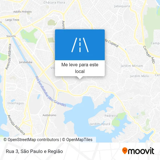 Rua 3 mapa