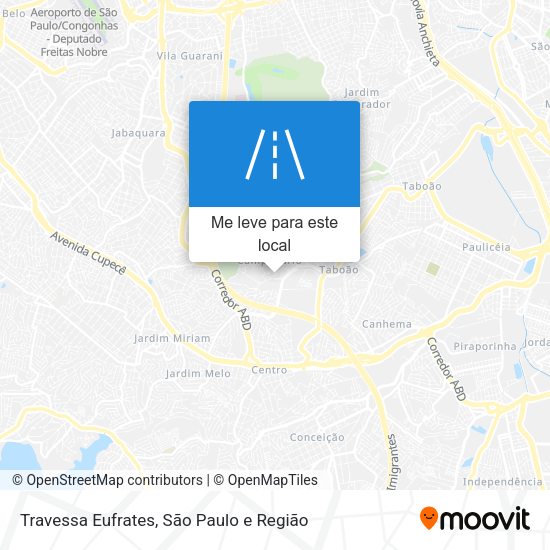 Travessa Eufrates mapa
