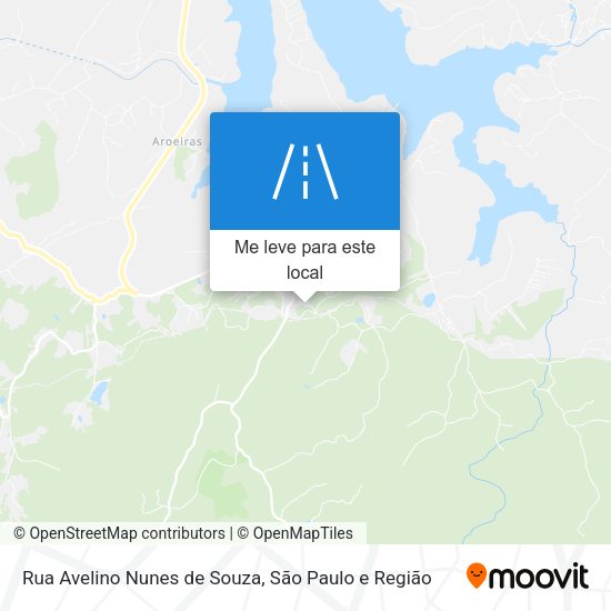 Rua  Avelino Nunes de Souza mapa