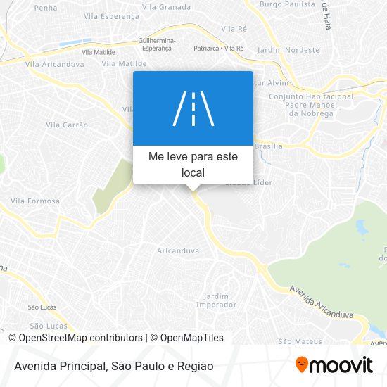 Avenida Principal mapa