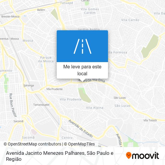 Avenida Jacinto Menezes Palhares mapa