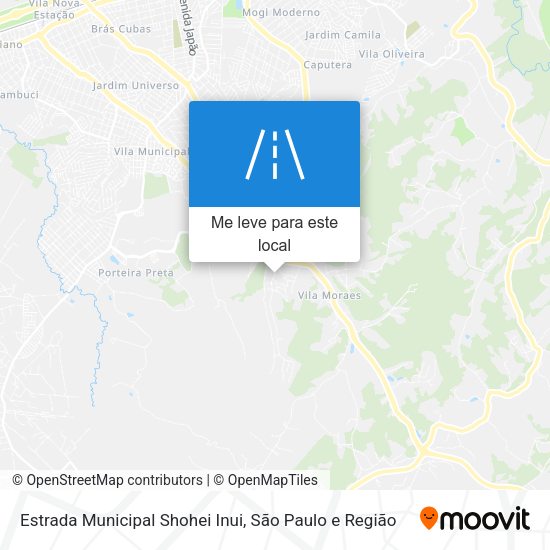 Estrada Municipal Shohei Inui mapa