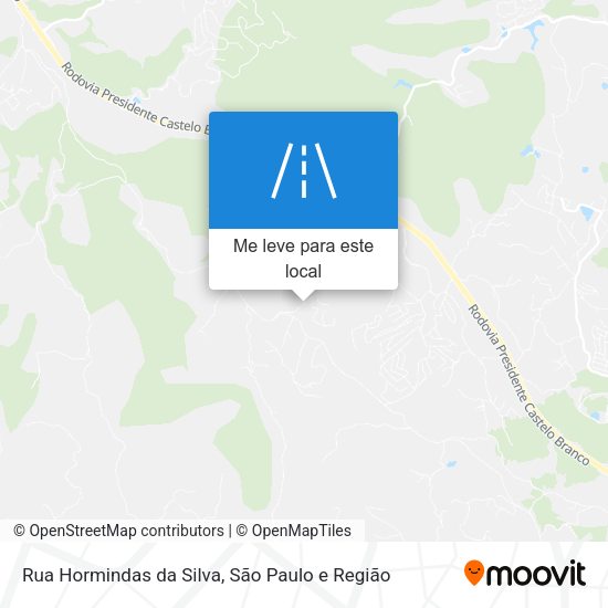 Rua Hormindas da Silva mapa