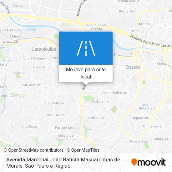 Avenida Marechal João Batista Mascarenhas de Morais mapa
