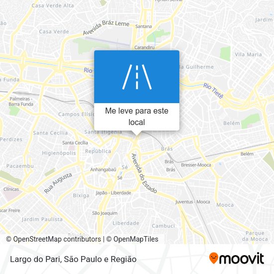 Largo do Pari mapa