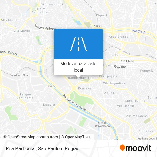 Rua Particular mapa