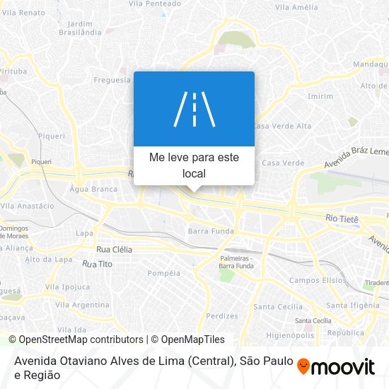 Avenida Otaviano Alves de Lima (Central) mapa