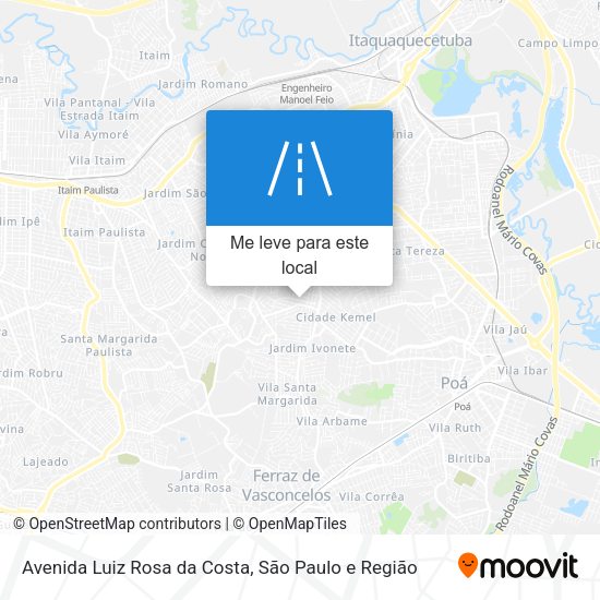 Avenida Luiz Rosa da Costa mapa