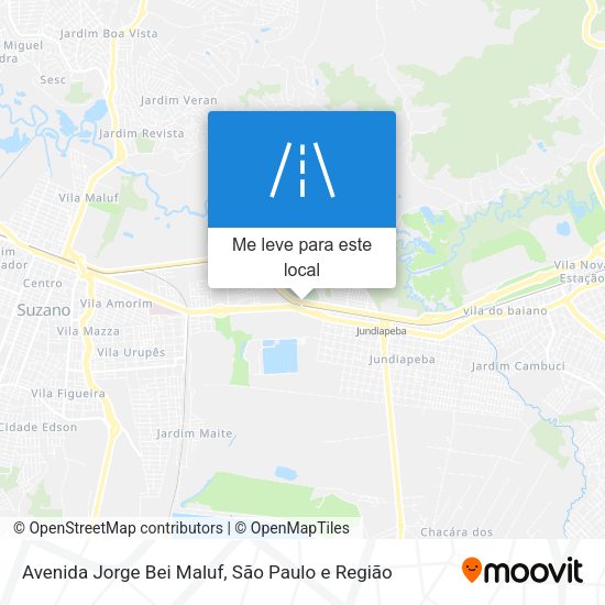 Avenida Jorge Bei Maluf mapa