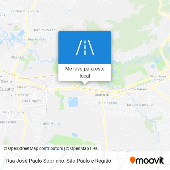 Rua José Paulo Sobrinho mapa