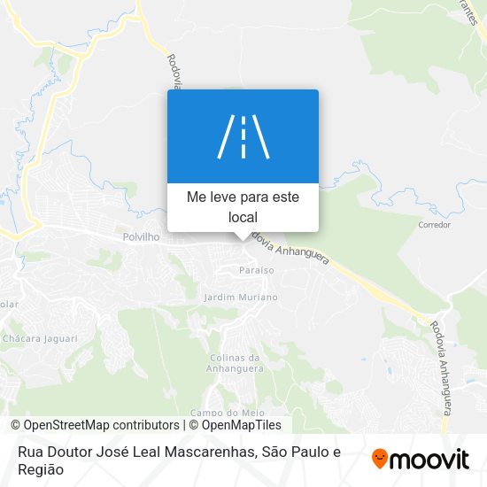 Rua Doutor José Leal Mascarenhas mapa