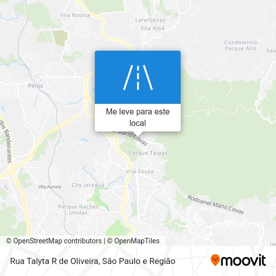Rua Talyta R de Oliveira mapa