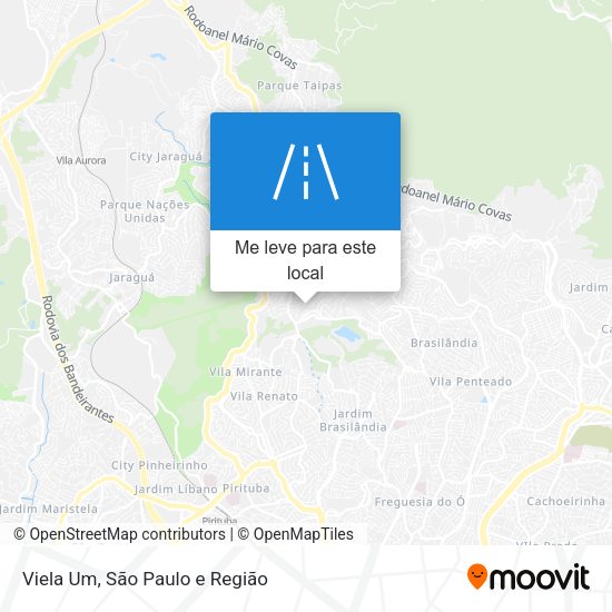 Viela Um mapa