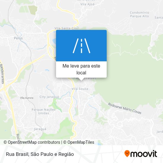 Rua Brasil mapa