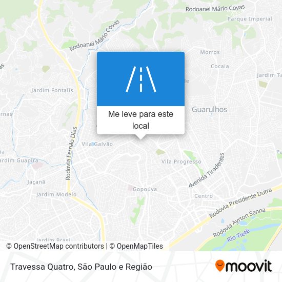 Travessa Quatro mapa