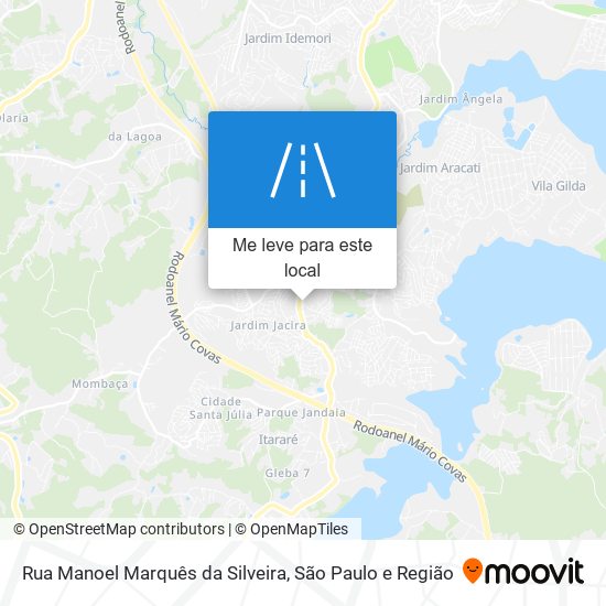 Rua Manoel Marquês da Silveira mapa