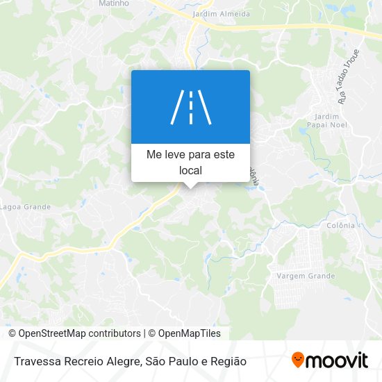 Travessa Recreio Alegre mapa