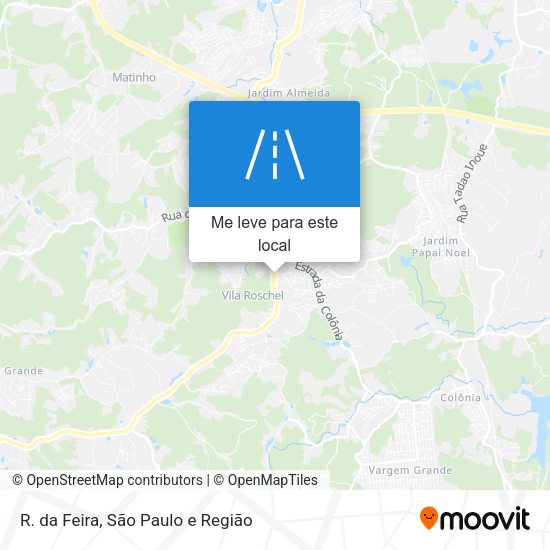 R. da Feira mapa