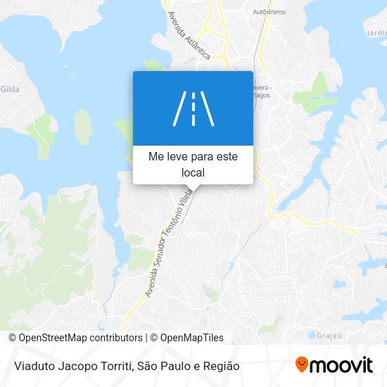 Viaduto Jacopo Torriti mapa