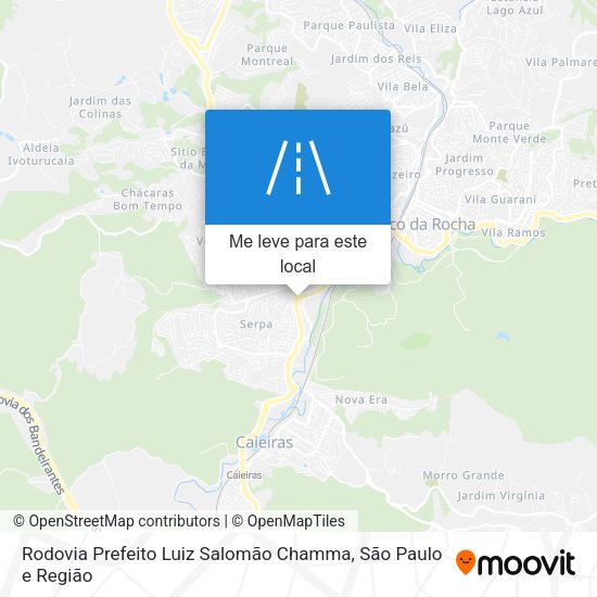 Rodovia Prefeito Luiz Salomão Chamma mapa