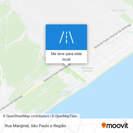 Rua Marginal mapa