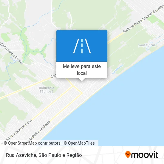 Rua Azeviche mapa