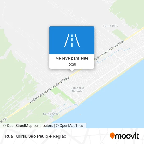 Rua Turiris mapa