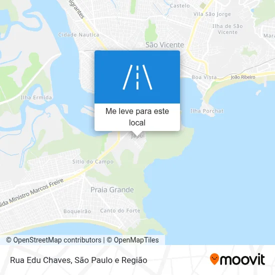 Rua Edu Chaves mapa