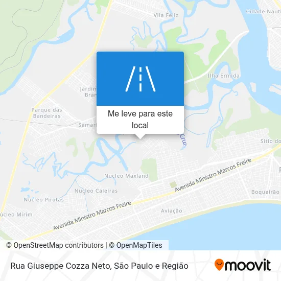 Rua Giuseppe Cozza Neto mapa