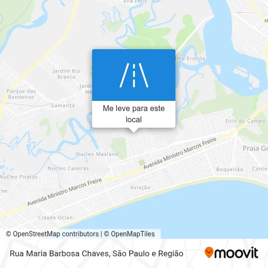 Rua Maria Barbosa Chaves mapa