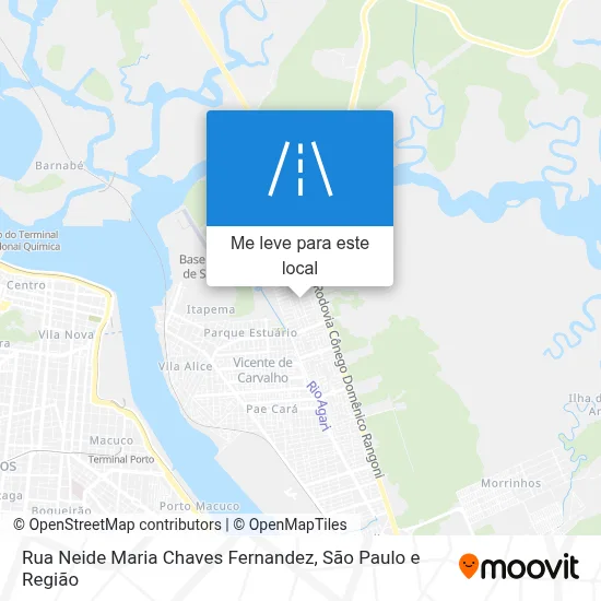 Rua Neide Maria Chaves Fernandez mapa