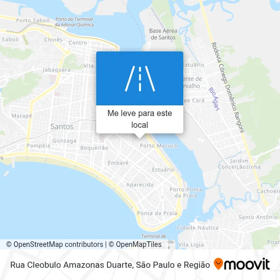 Rua Cleobulo Amazonas Duarte mapa