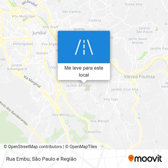 Rua Embu mapa