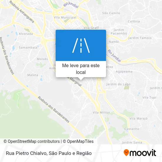 Rua Pietro Chialvo mapa