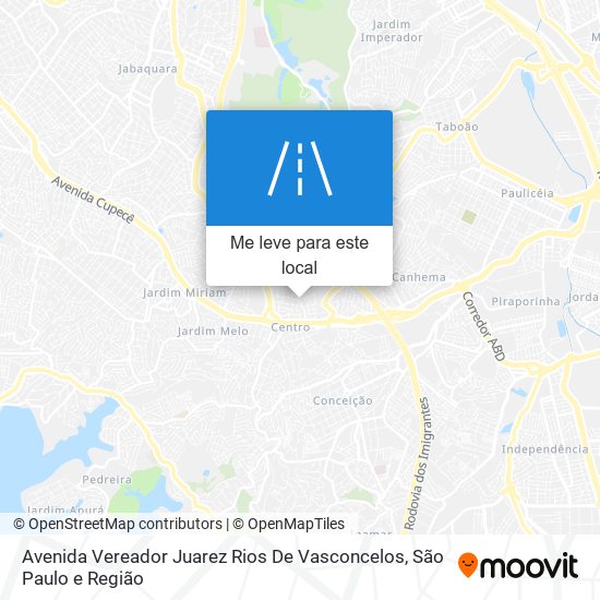 Avenida Vereador Juarez Rios De Vasconcelos mapa