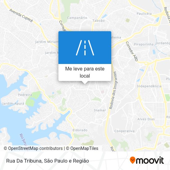 Rua Da Tribuna mapa