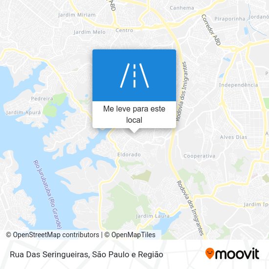 Rua Das Seringueiras mapa