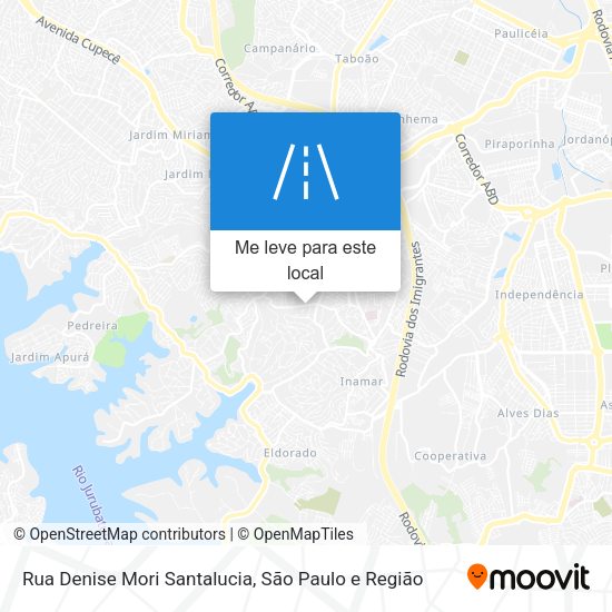 Rua Denise Mori Santalucia mapa