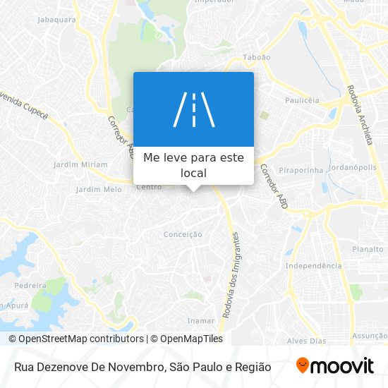 Rua Dezenove De Novembro mapa