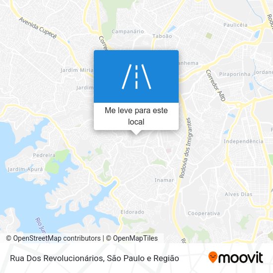 Rua Dos Revolucionários mapa