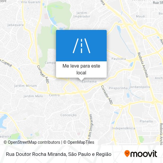 Rua Doutor Rocha Miranda mapa
