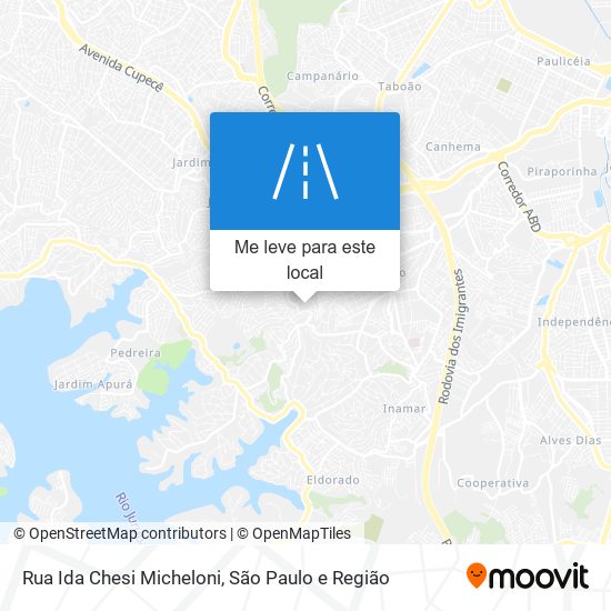 Rua Ida Chesi Micheloni mapa