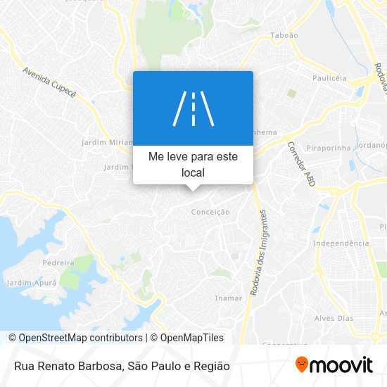 Rua Renato Barbosa mapa